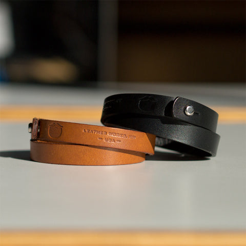 Double Leather Cuff