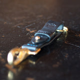 Beardbrand leather keychain - black