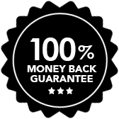 100% Money Back Guarantee